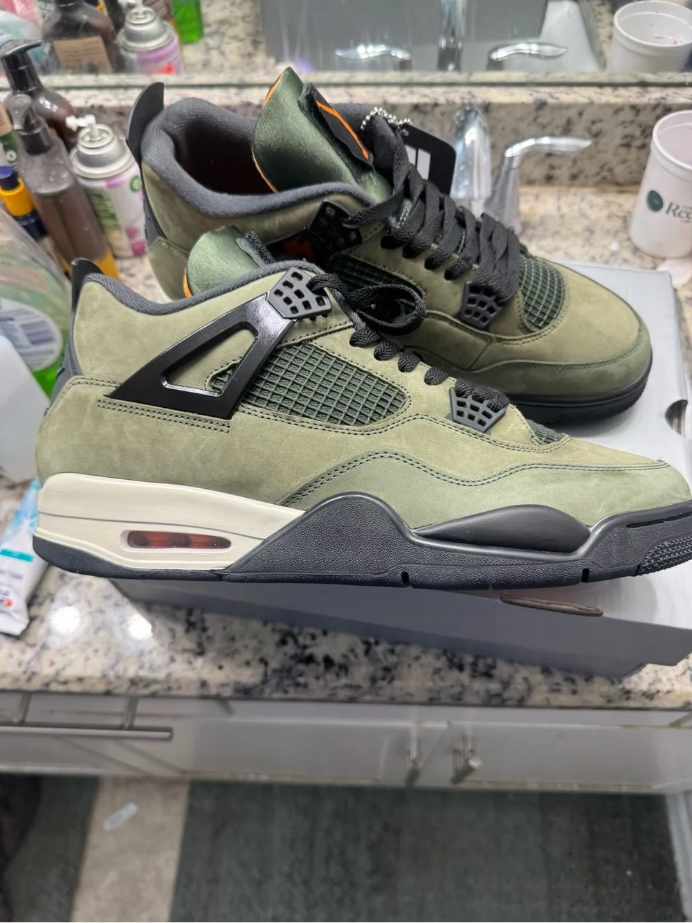 Custom made Jordan 4 1.1 grade size 14 new